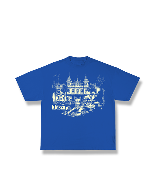'Casino' Classic Fit Tee (Blue)