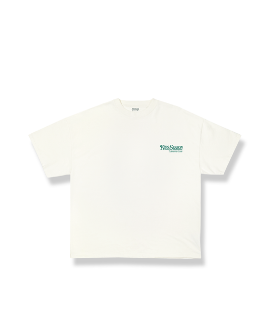 'Sports Club' Classic Fit Tee (Off-White)