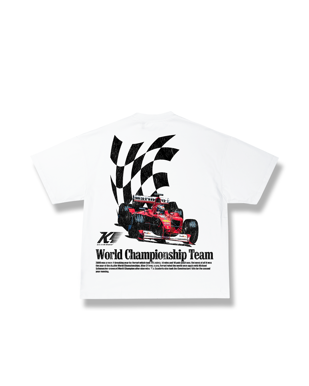 'F1-2000' Classic Fit Tee (White)